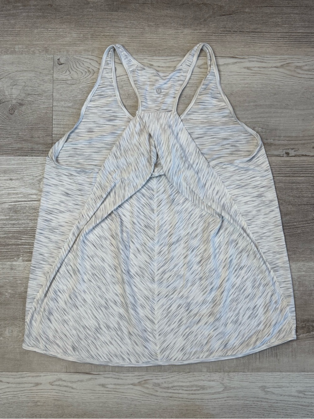 Lululemon Essential Tank Tiger Space Dye Black White Women’s Size 10